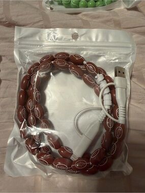 Football beaded 4 in one charger